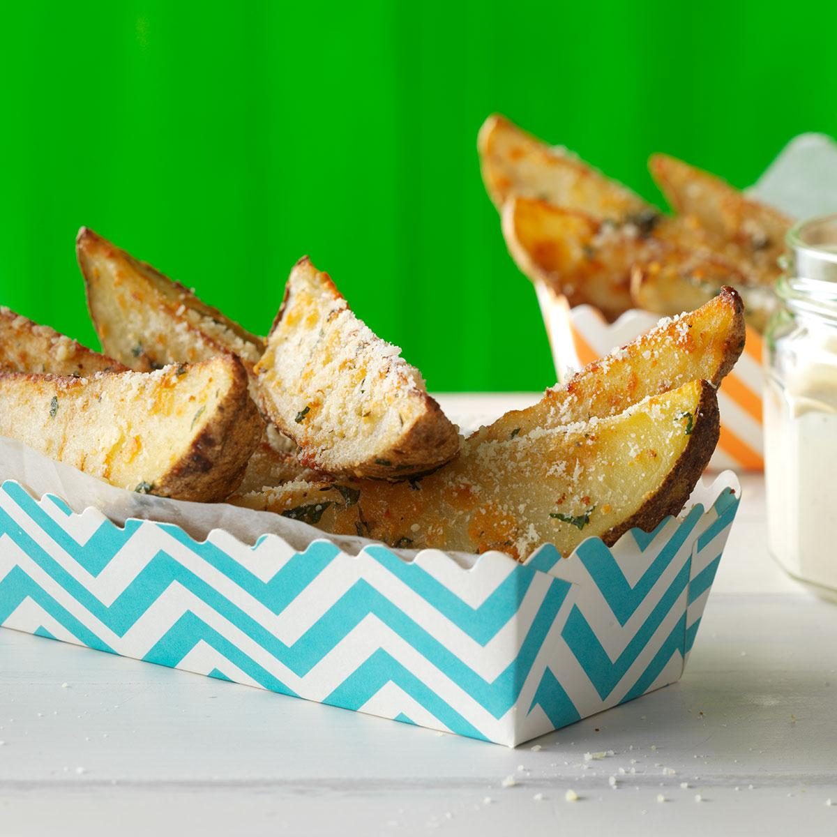 Parmesan-Romano Potato Wedges Parmesan-Romano Potato Wedges