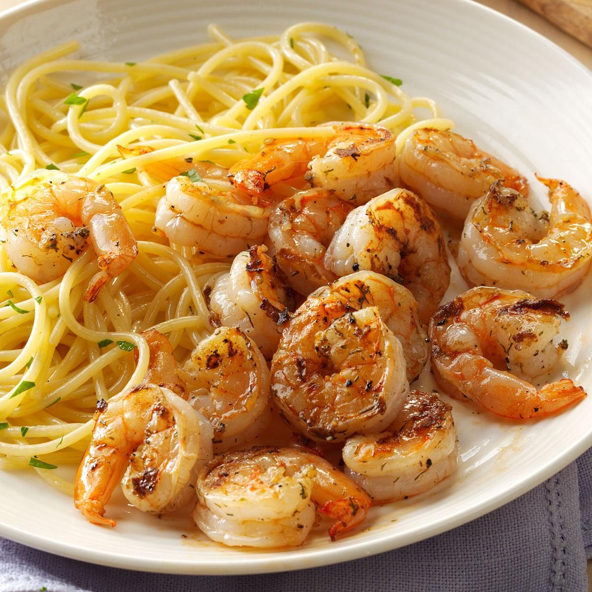 Grilled Lemon-Dill Shrimp