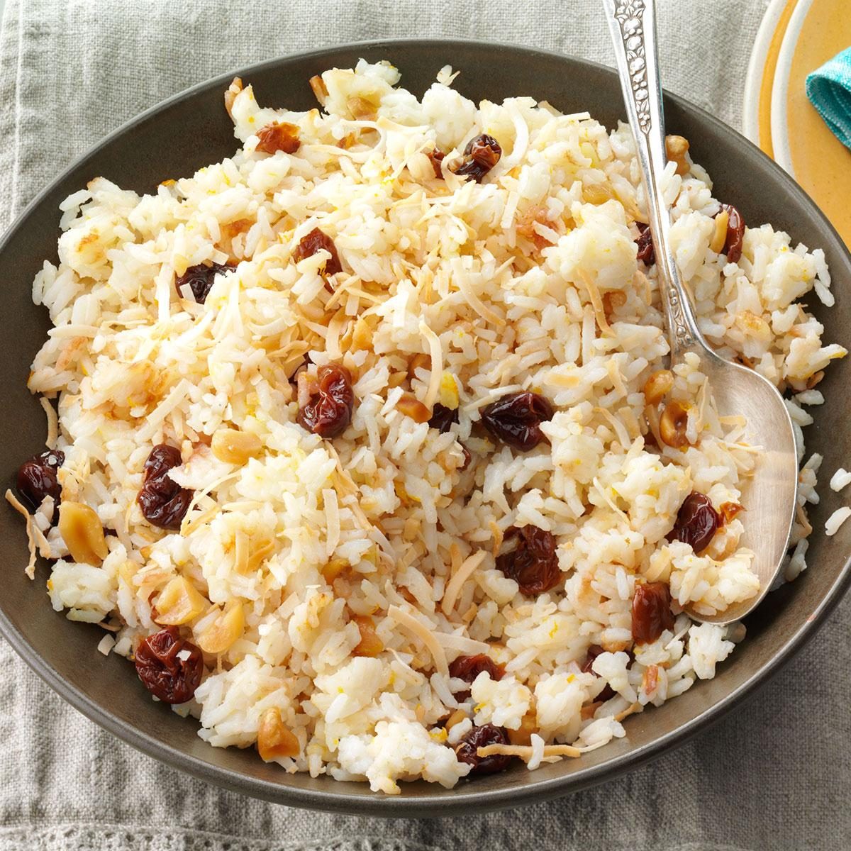 Jasmine Rice with Coconut & Cherries Jasmine Rice with Coconut & Cherries