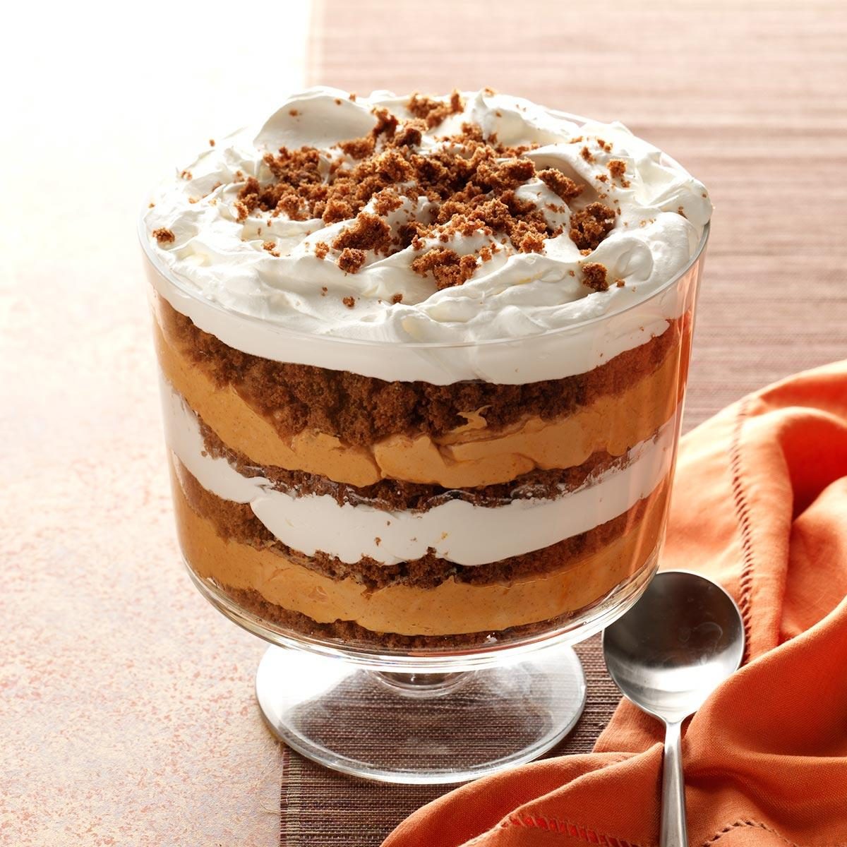 Pumpkin-Butterscotch Gingerbread Trifle Pumpkin-Butterscotch Gingerbread Trifle