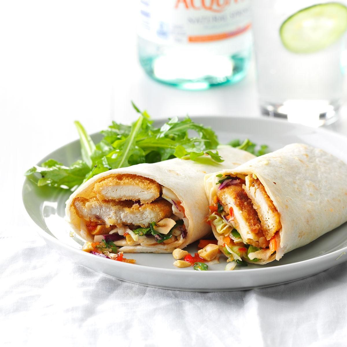 Asian Chicken Crunch Wraps Asian Chicken Crunch Wraps