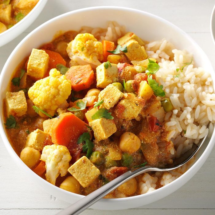 Cauliflower & Tofu Curry Cauliflower & Tofu Curry