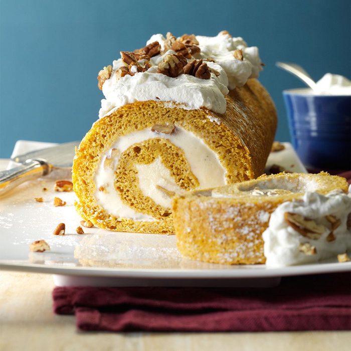 Pumpkin Ice Cream Roll Pumpkin Ice Cream Roll