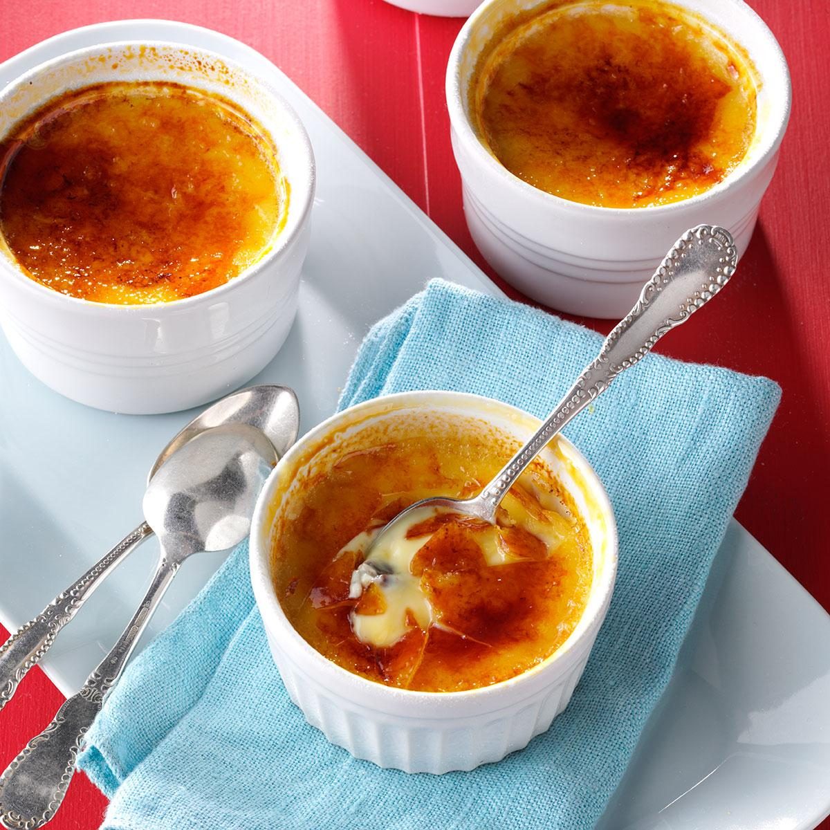 Rum Raisin Creme Brulee