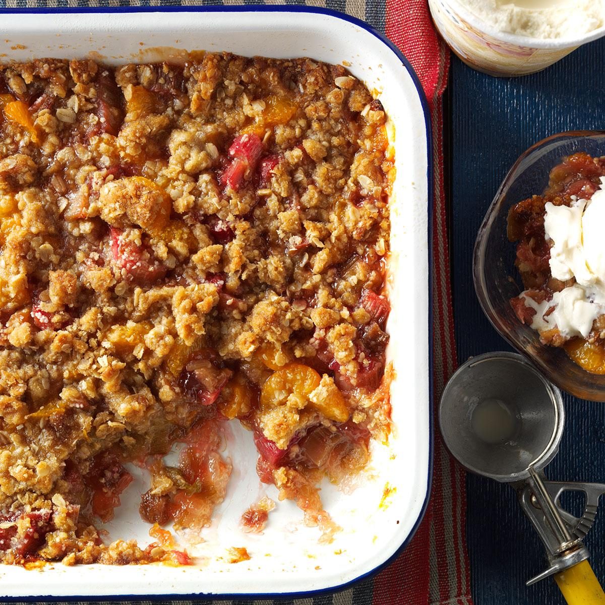 Rhubarb Mandarin Crisp