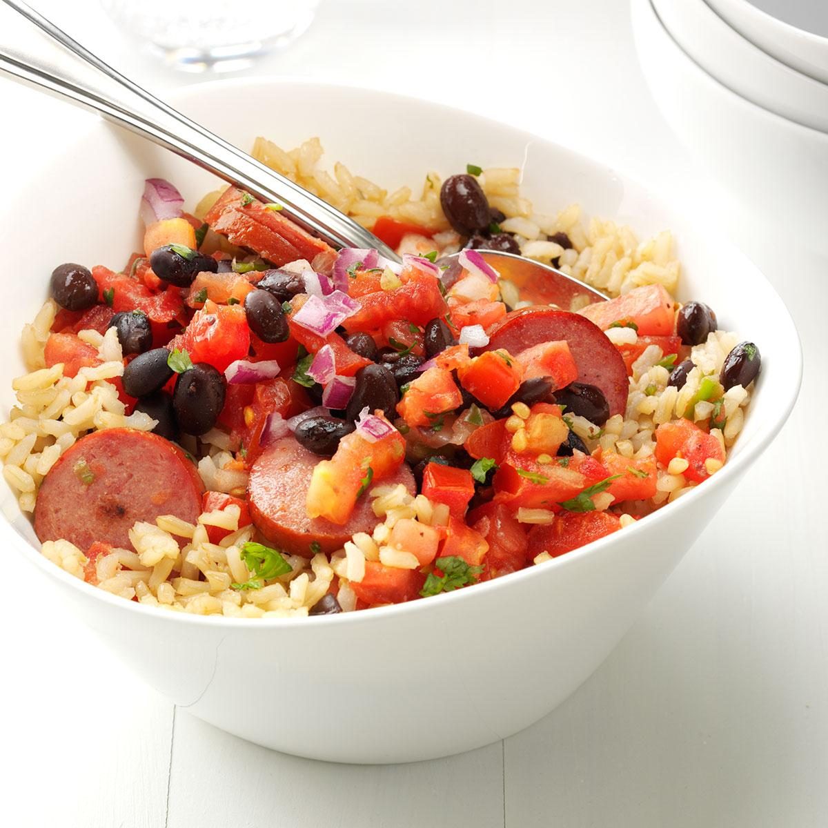 Southwest Kielbasa Bowls Southwest Kielbasa Bowls