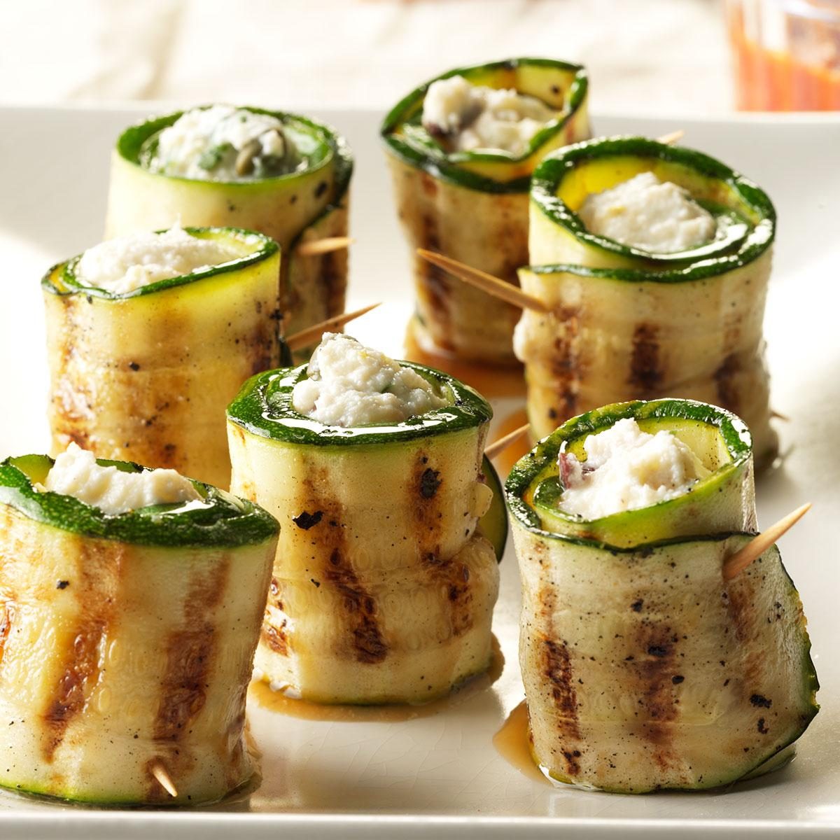 Zucchini & Cheese Roulades Zucchini & Cheese Roulades