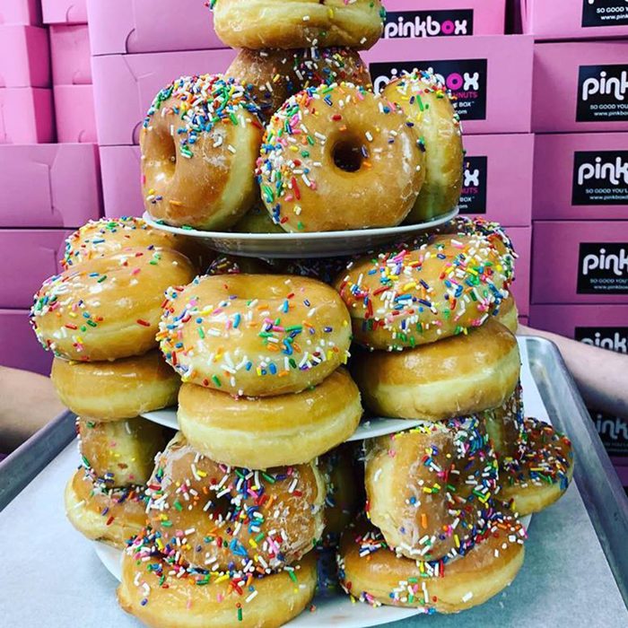 pink box donut