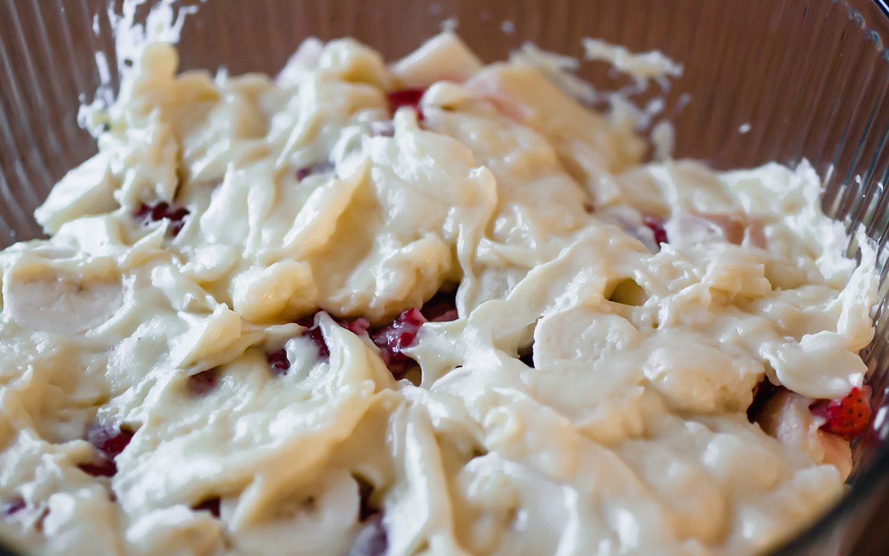 Pastry cream layer 3 - how to make trifle