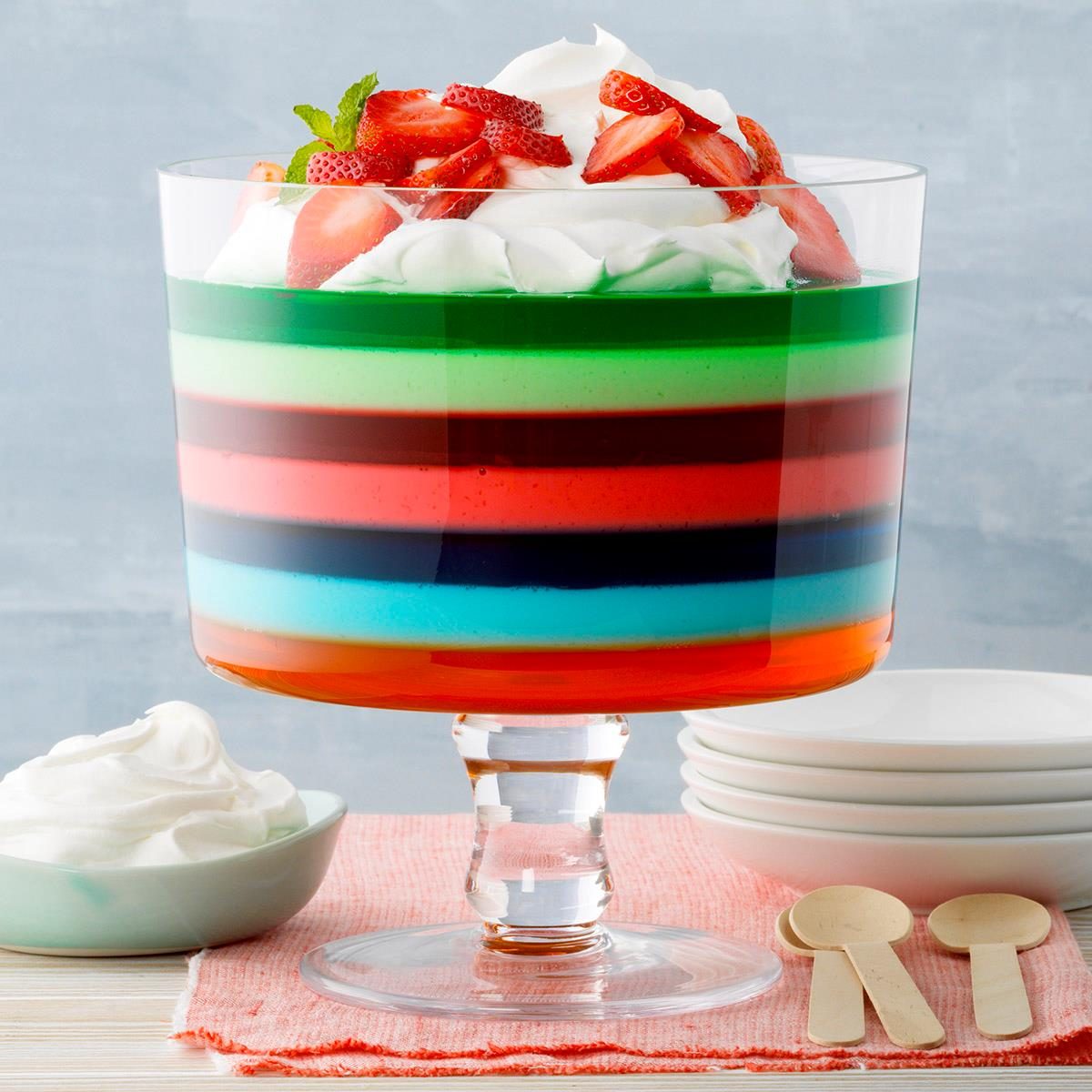 7 Layer Gelatin Salad