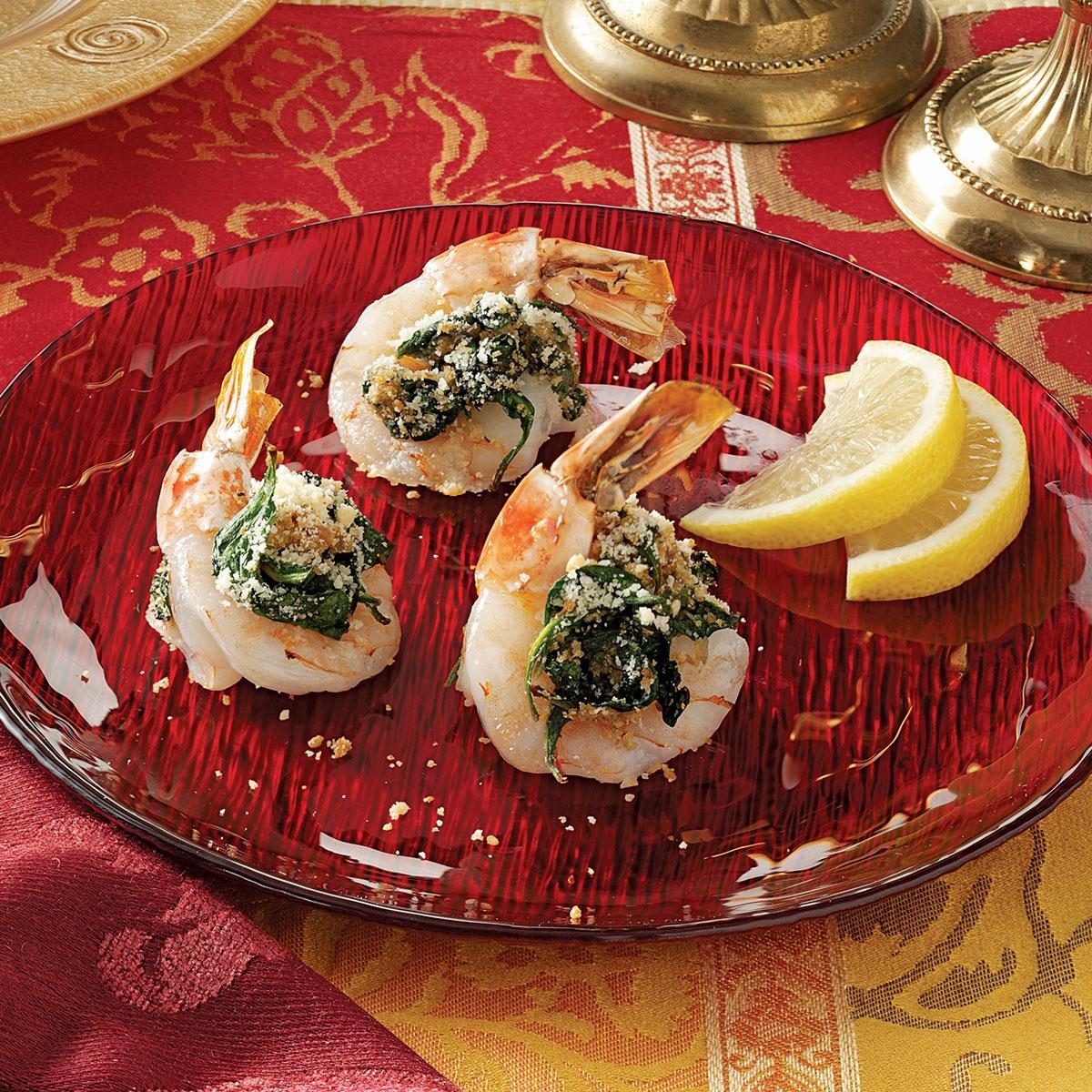 Butterflied Shrimp Rockefeller