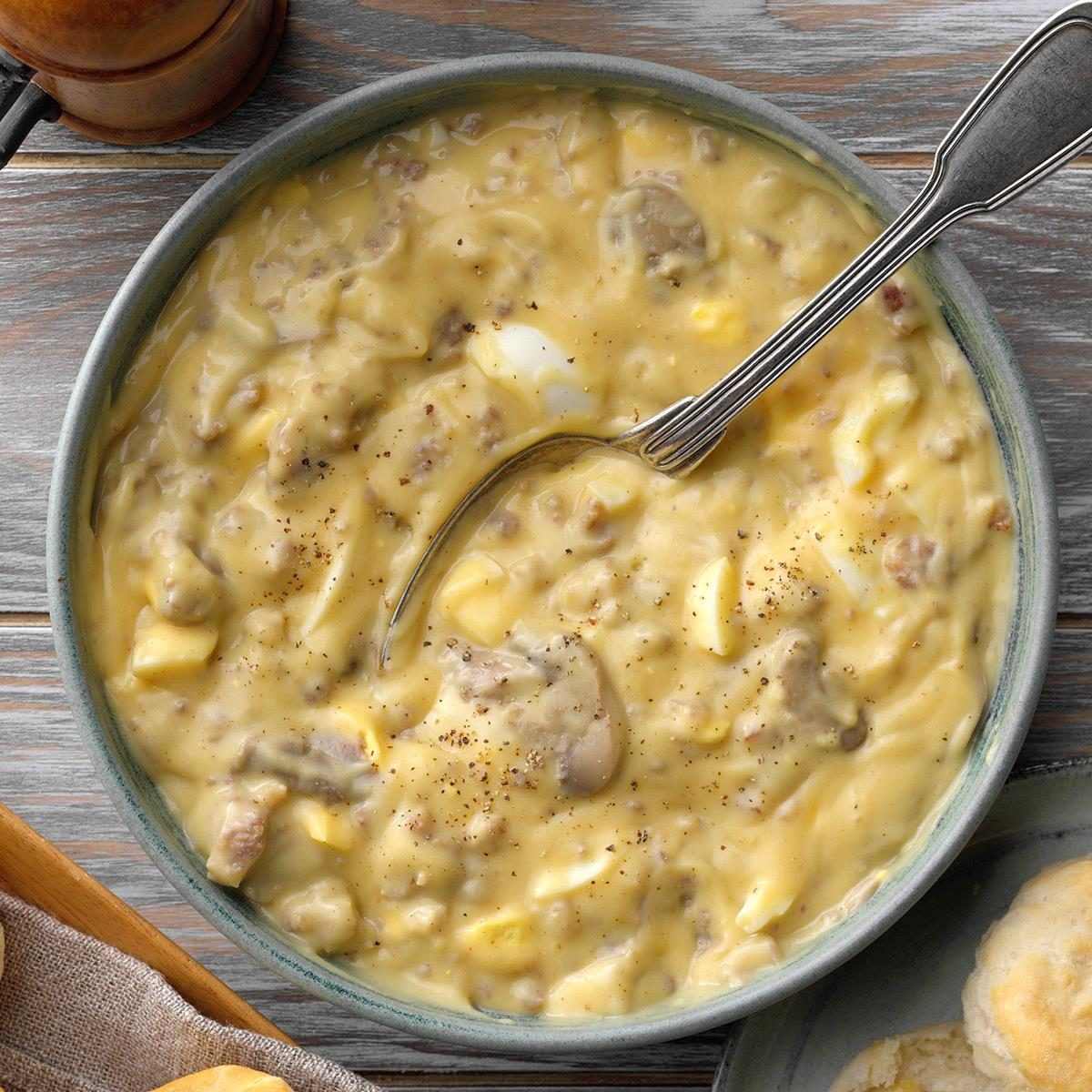 Cheesy Sausage Gravy