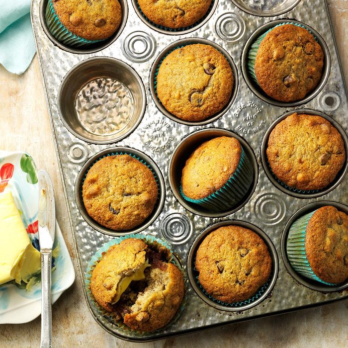 Chocolate banana muffins