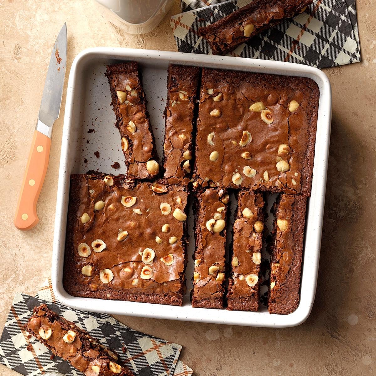 Chocolate Hazelnut Brownies