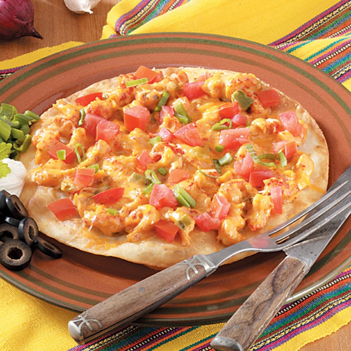 Crawfish Pizzas