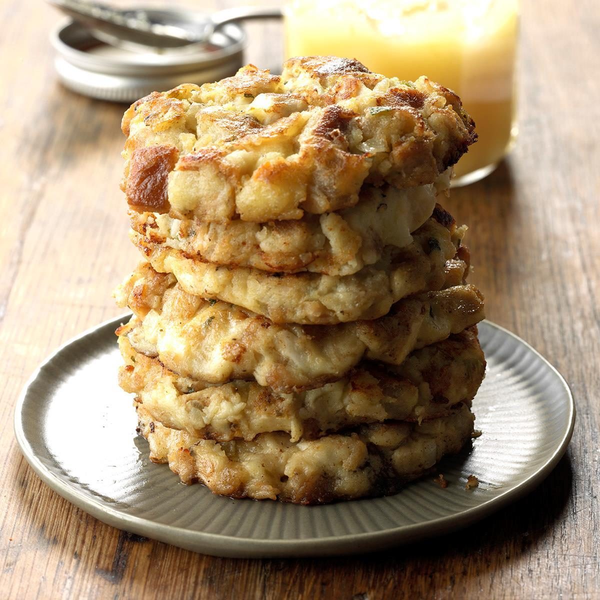 Crispy Mashed Potato Stuffing Patties