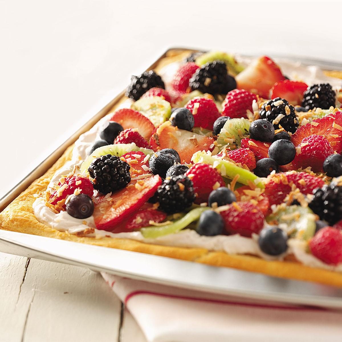 Coconut Berry Pizza