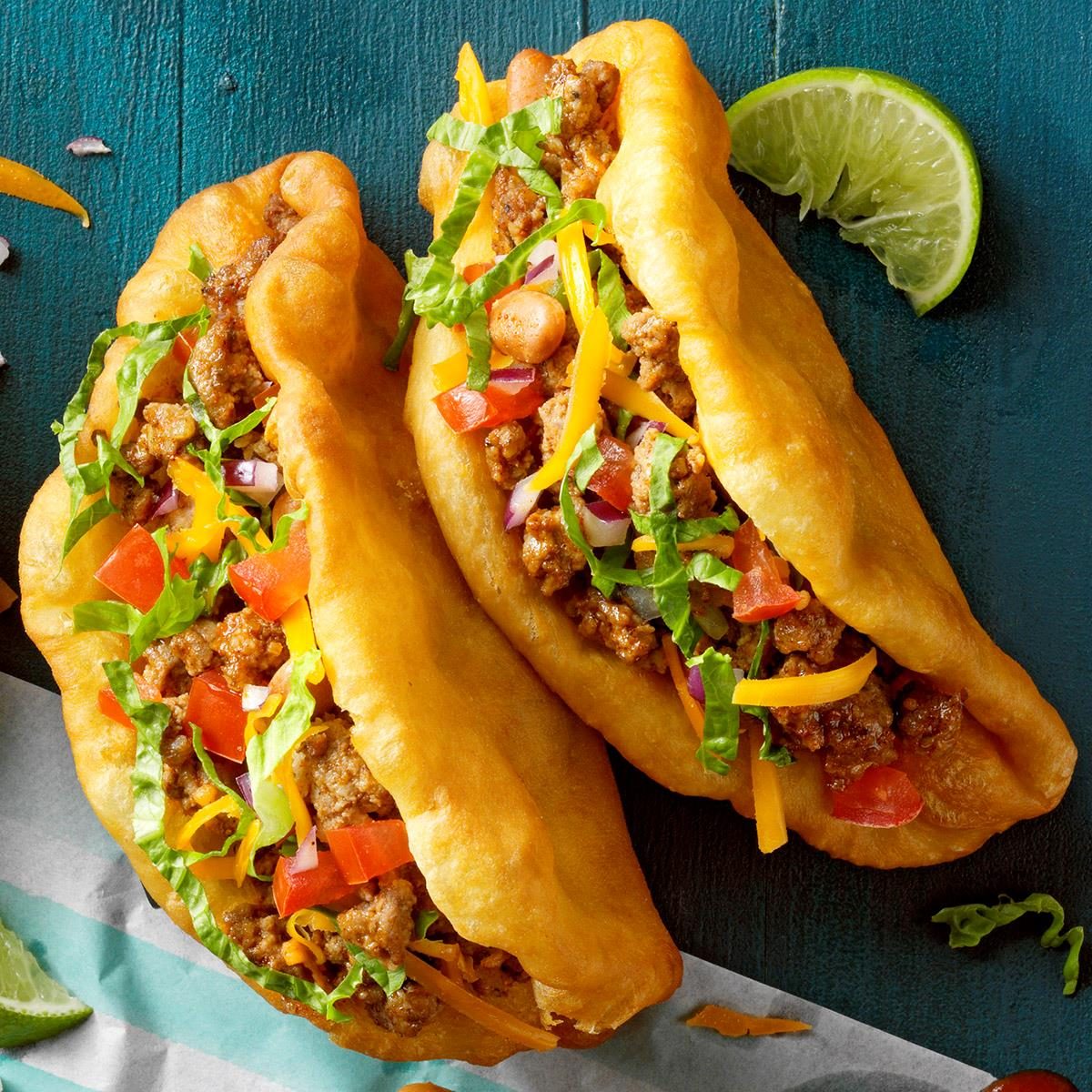Easy Fry Bread Tacos Exps Mexbz23 5981 Dr 11 10 2b