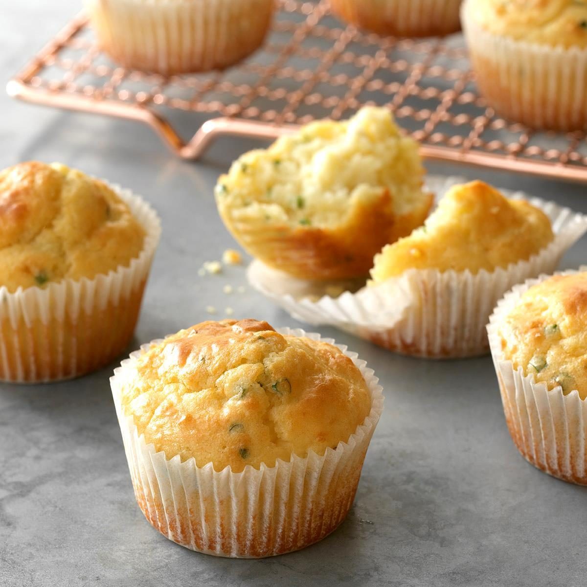 Feta ‘n’ Chive Muffins Feta ‘n’ Chive Muffins