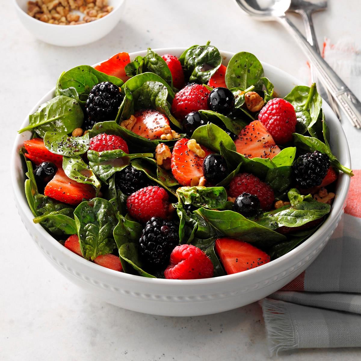 Four Berry Spinach Salad