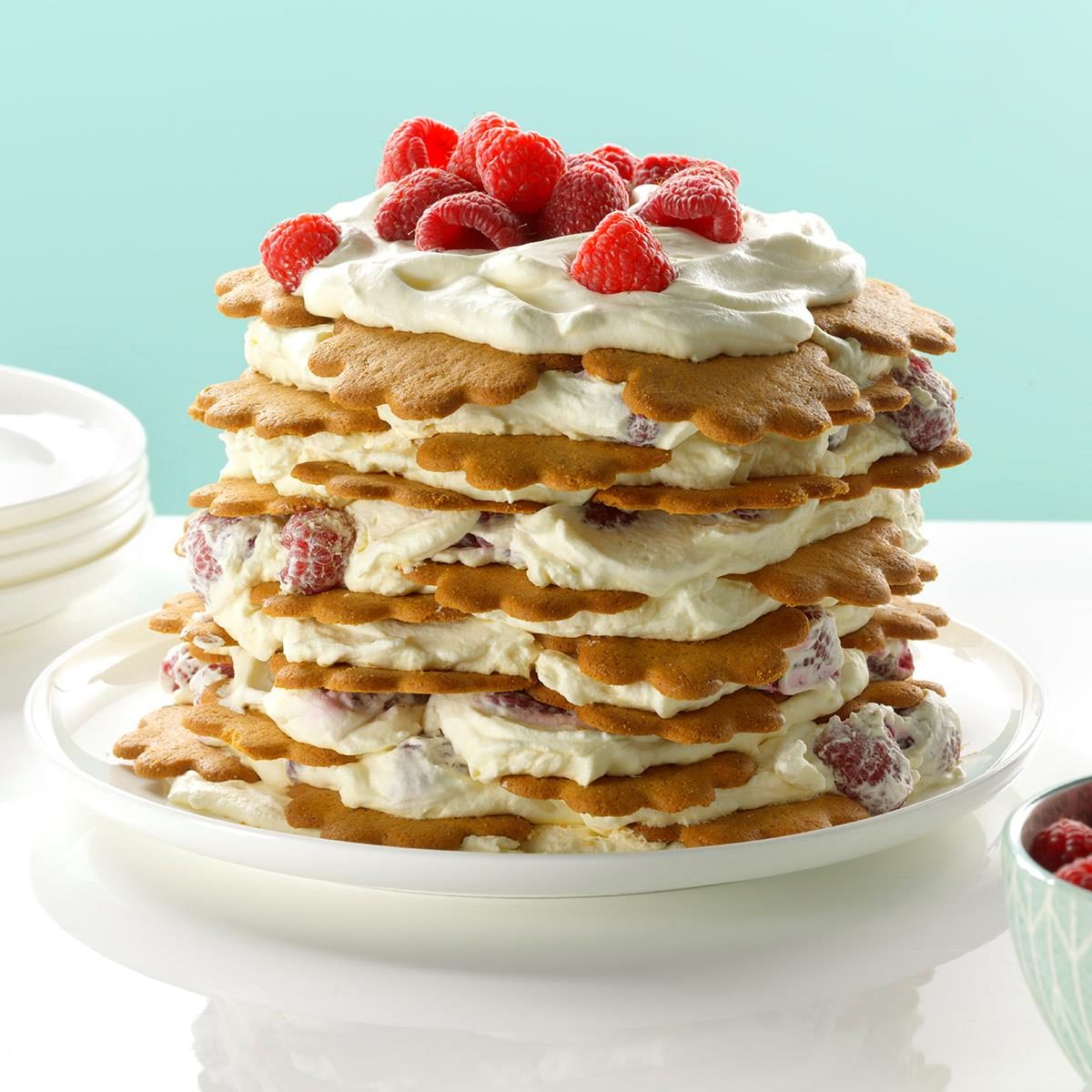 Fresh Raspberry Icebox Cake Fresh Raspberry Icebox Cake