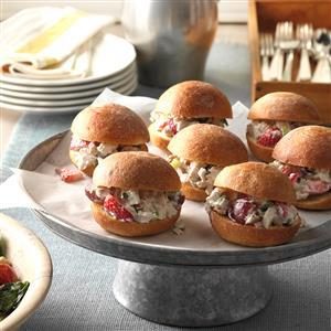 Fruity Chicken Salad Mini Sandwiches Exps Hc17 59488 D11 02 2b