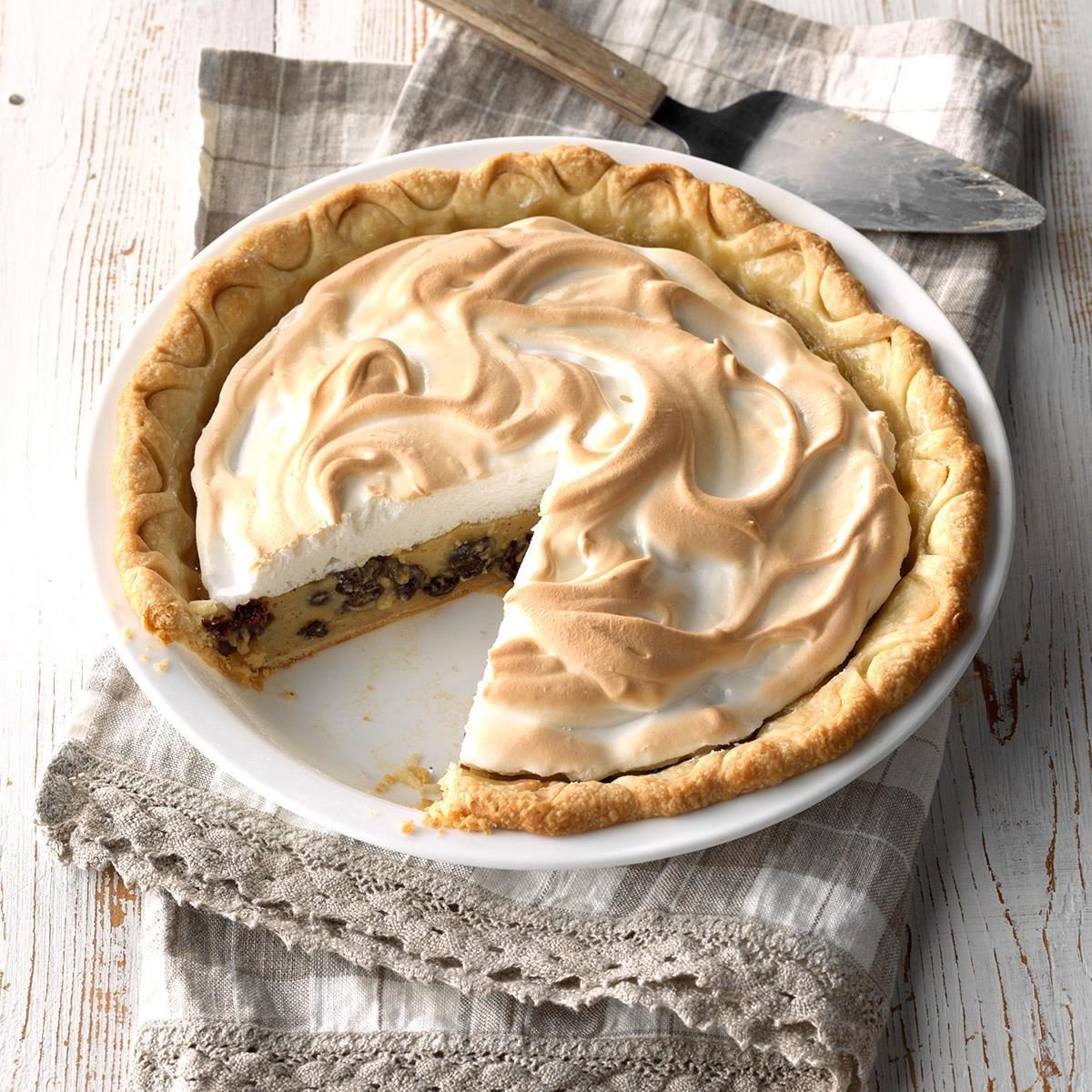 Grandma S Sour Cream Raisin Pie
