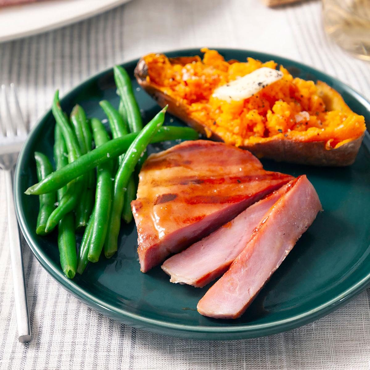 Grilled Ham Steak