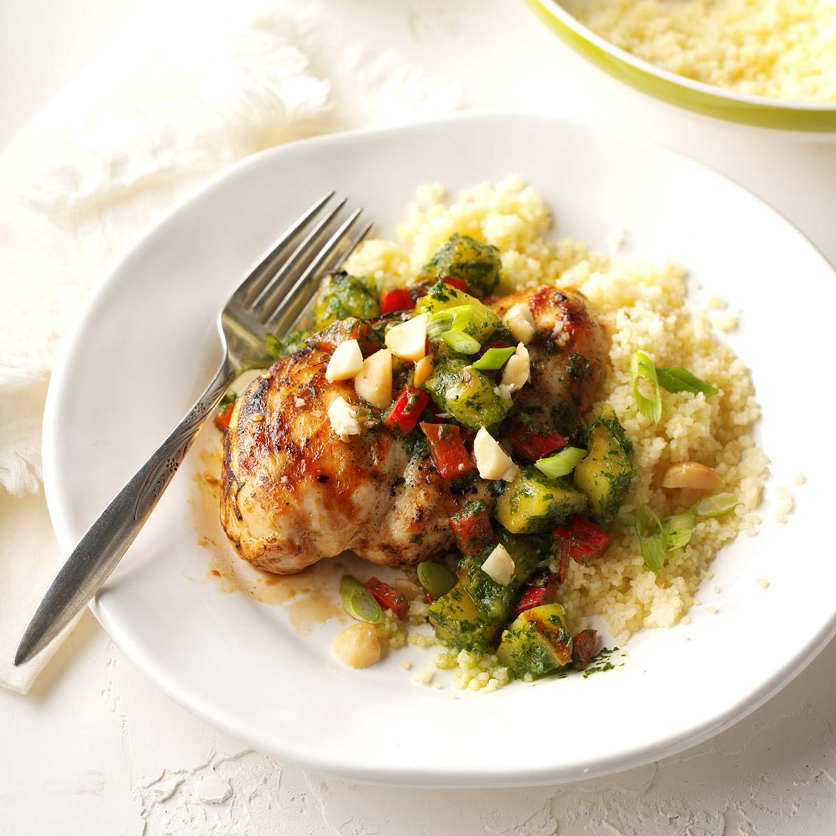 Grilled Pineapple Chimichurri Chicken  Exps Sdam17 200591 C12 07 4b 3