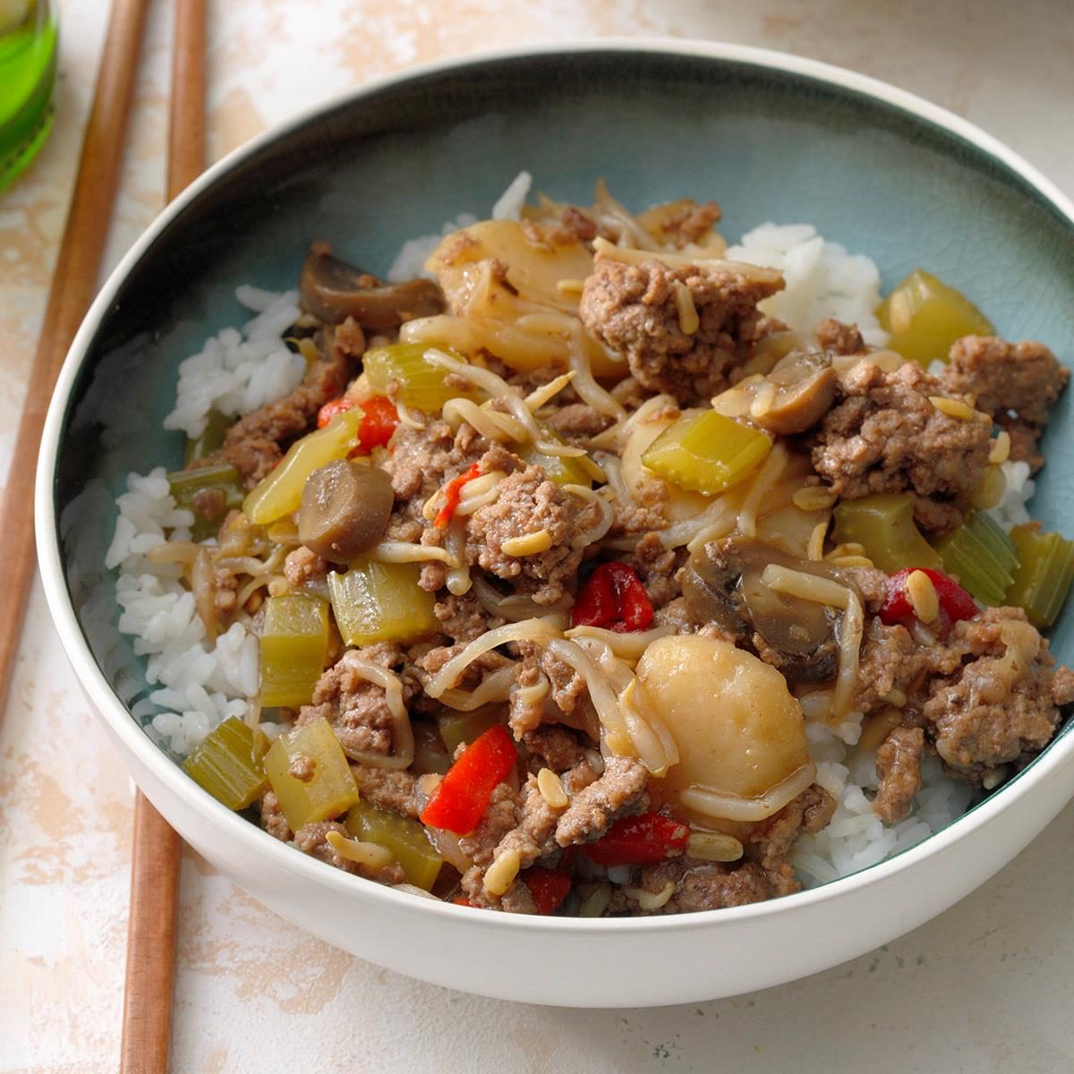 Ground Beef Chow Mein