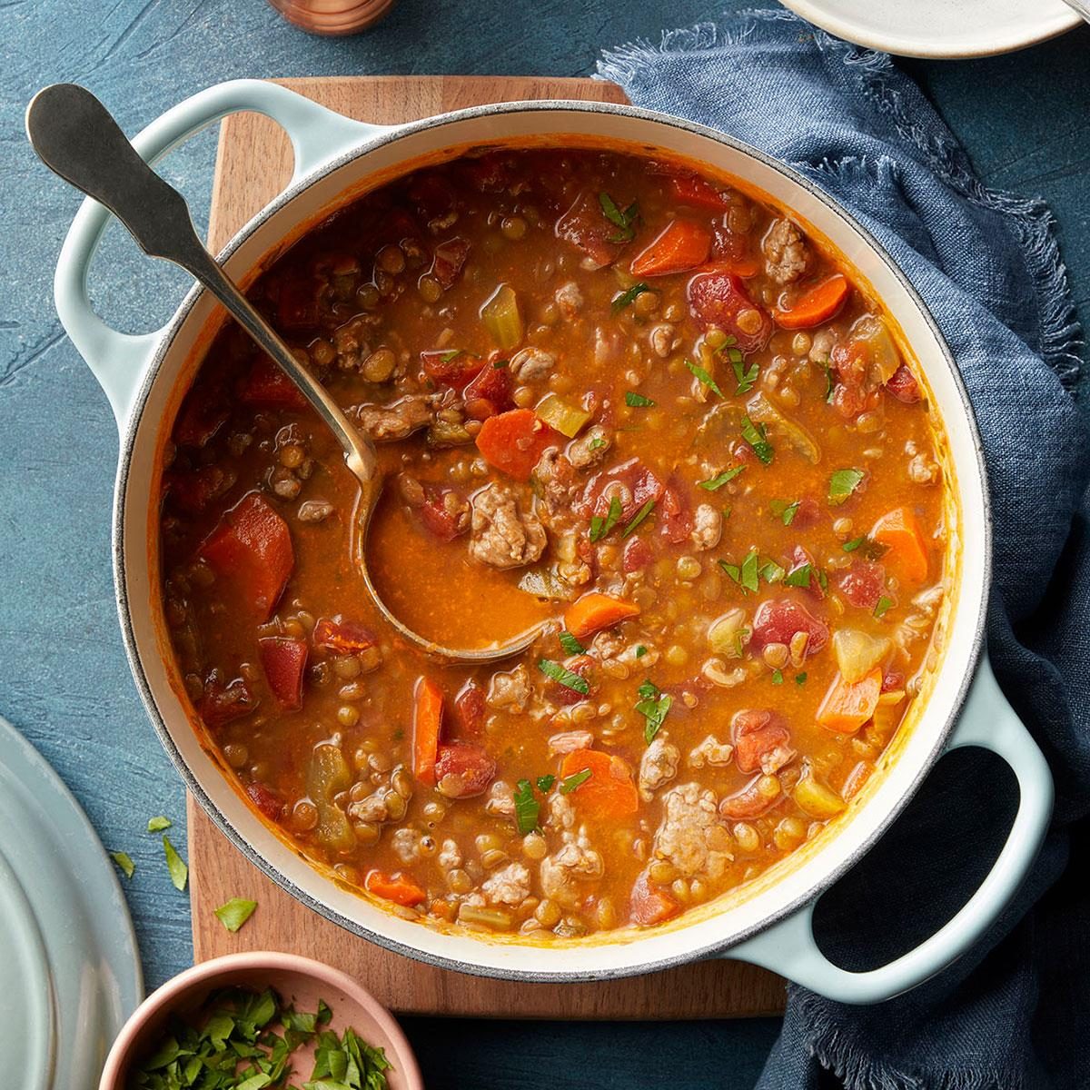 Ham and Lentil Soup