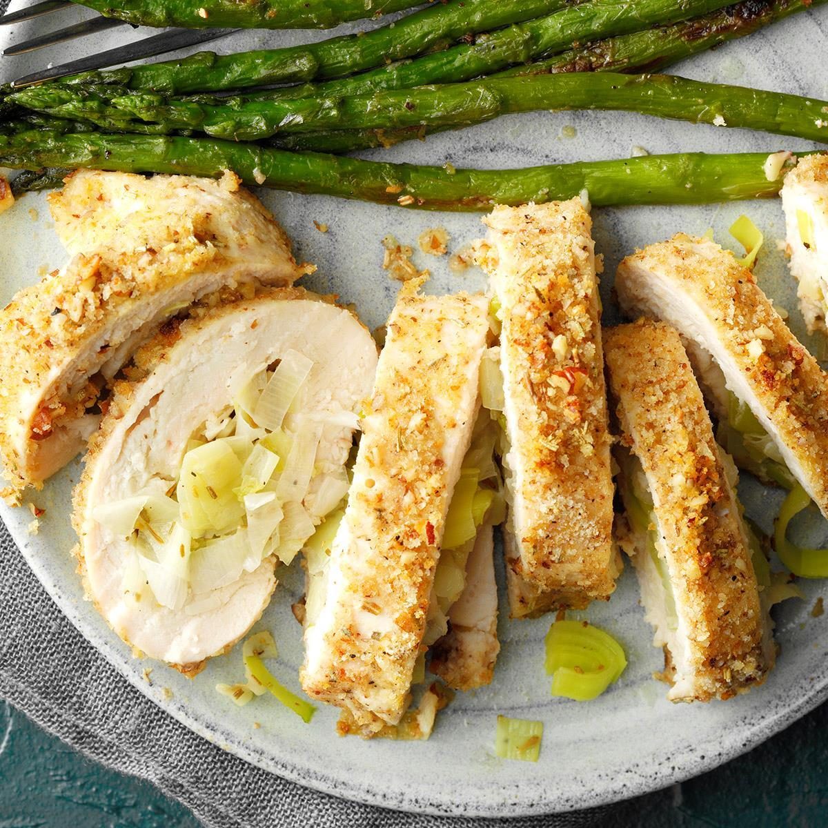 Leek and Herb Stuffed Chicken Leek and Herb Stuffed Chicken