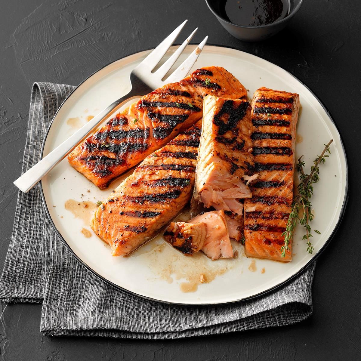 Maple glazed salmon Maple glazed salmon