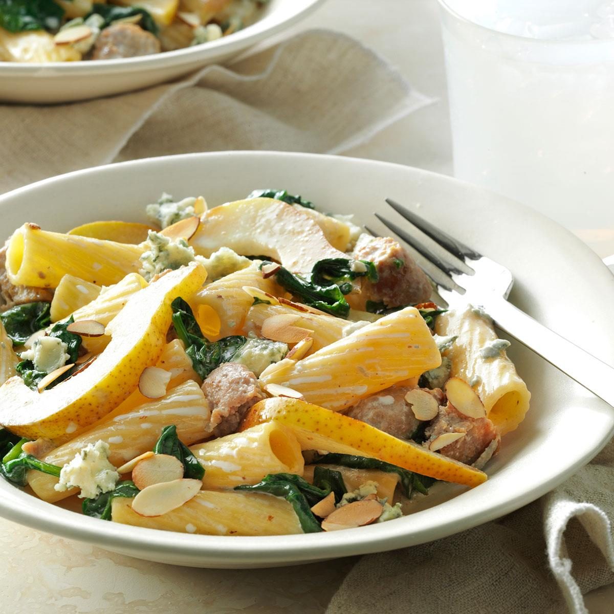 Pear Turkey Sausage Rigatoni