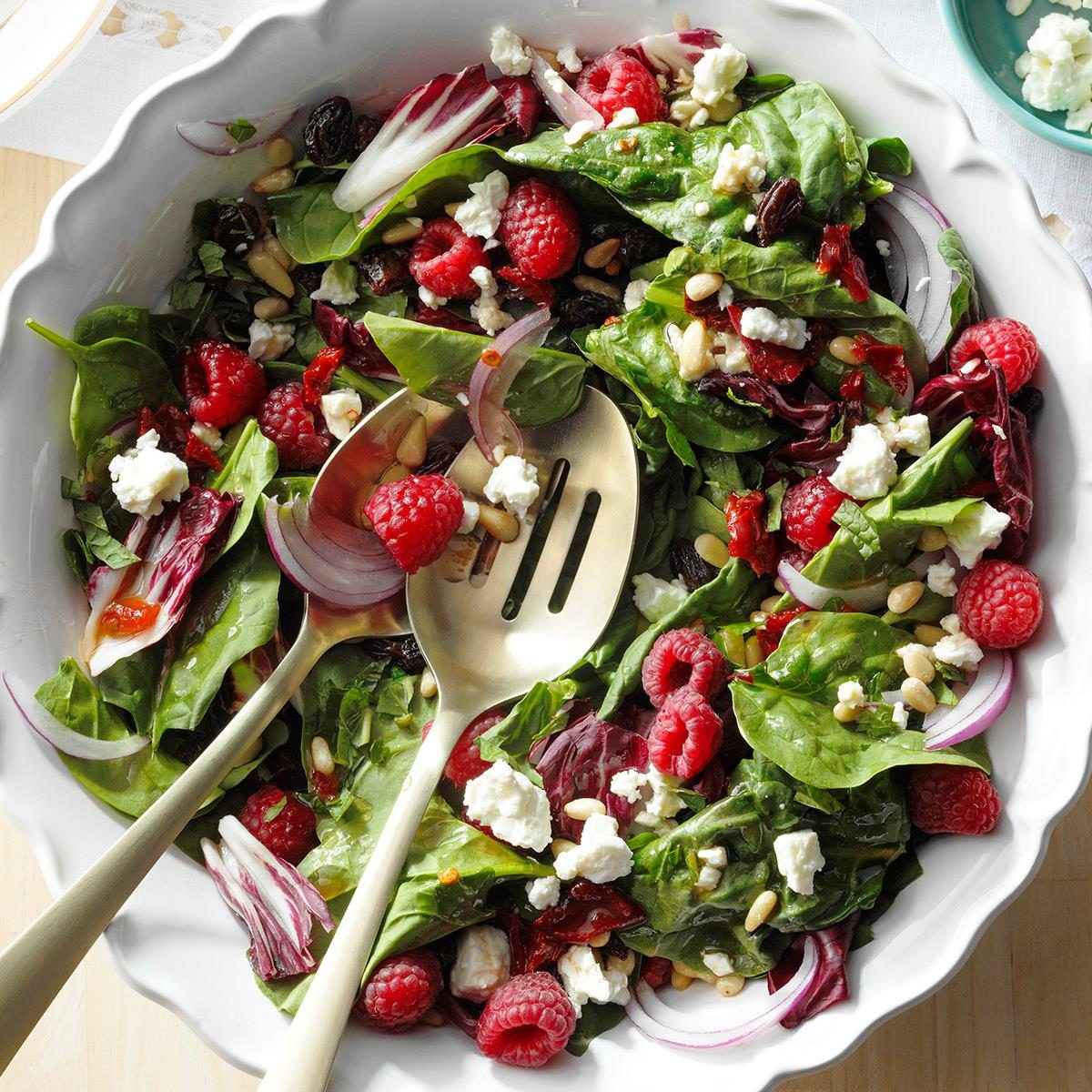 Special Radicchio Spinach Salad