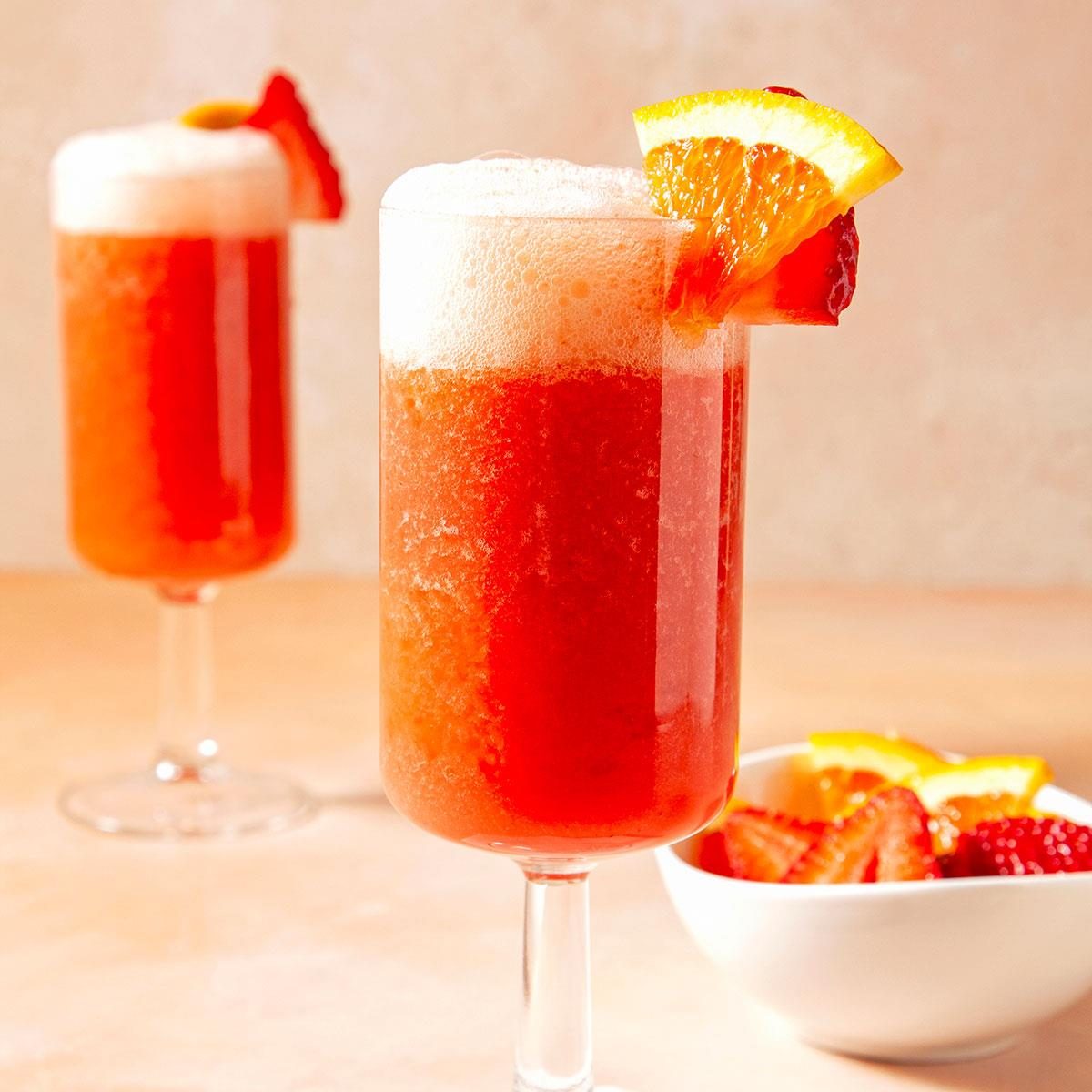 Strawberry Mimosas