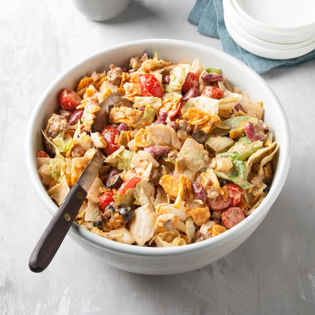 Taco Salad For A Large Crowd