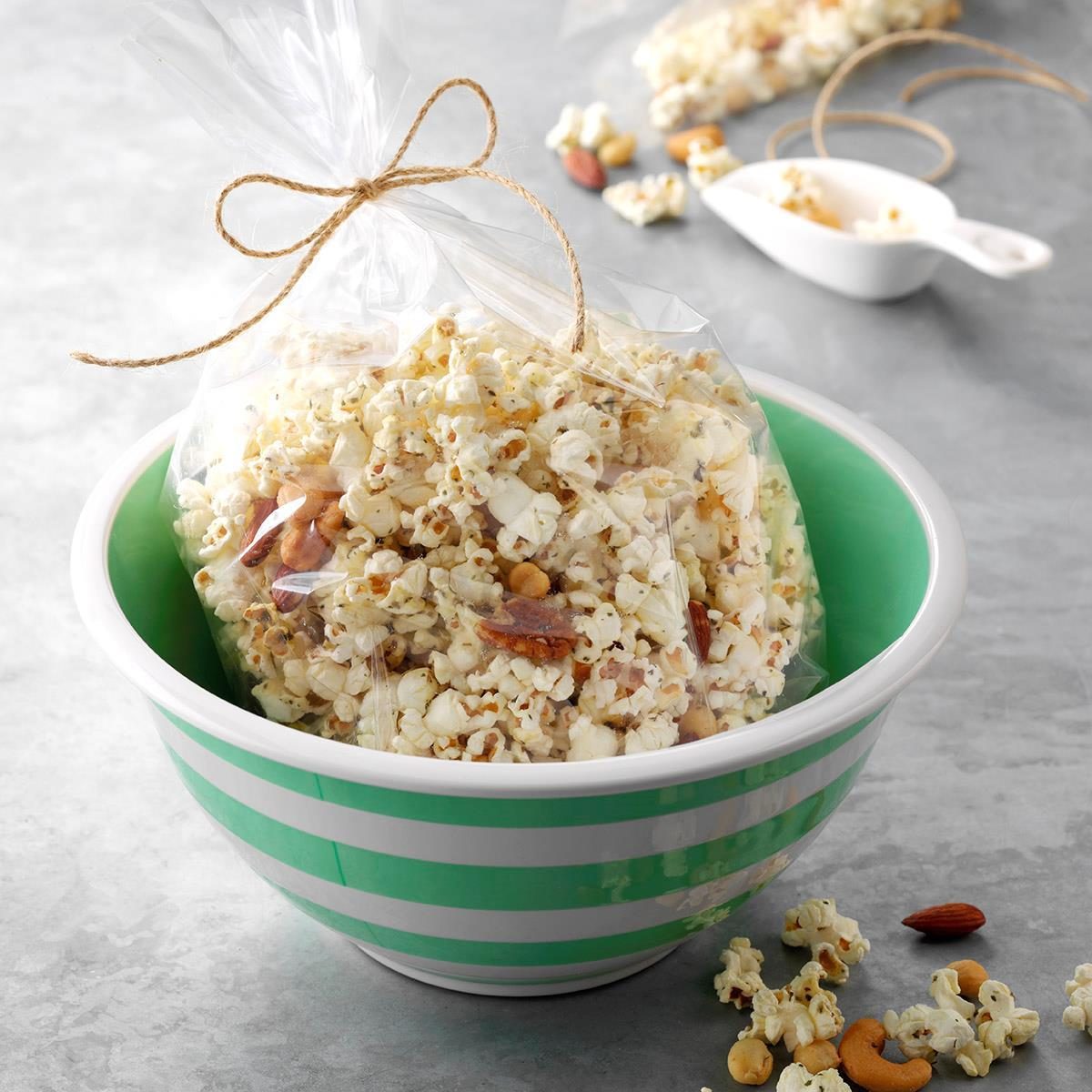 Three herb popcorn