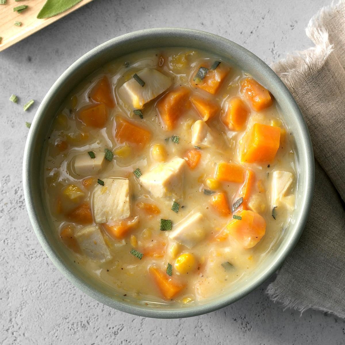 Turkey Sweet Potato Soup