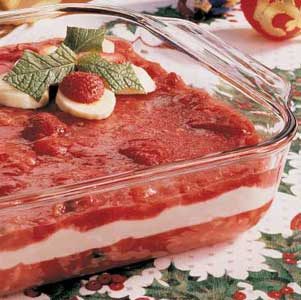 Strawberry-Banana Gelatin Salad