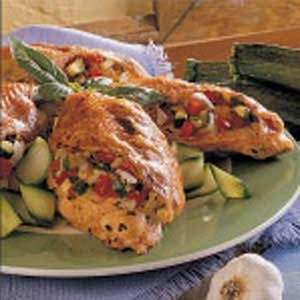 Zucchini-Stuffed Chicken