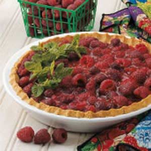 Raspberry Pie with Oat Crust