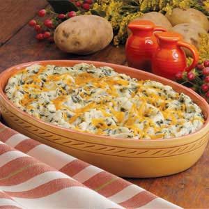 Spinach Mashed Potatoes