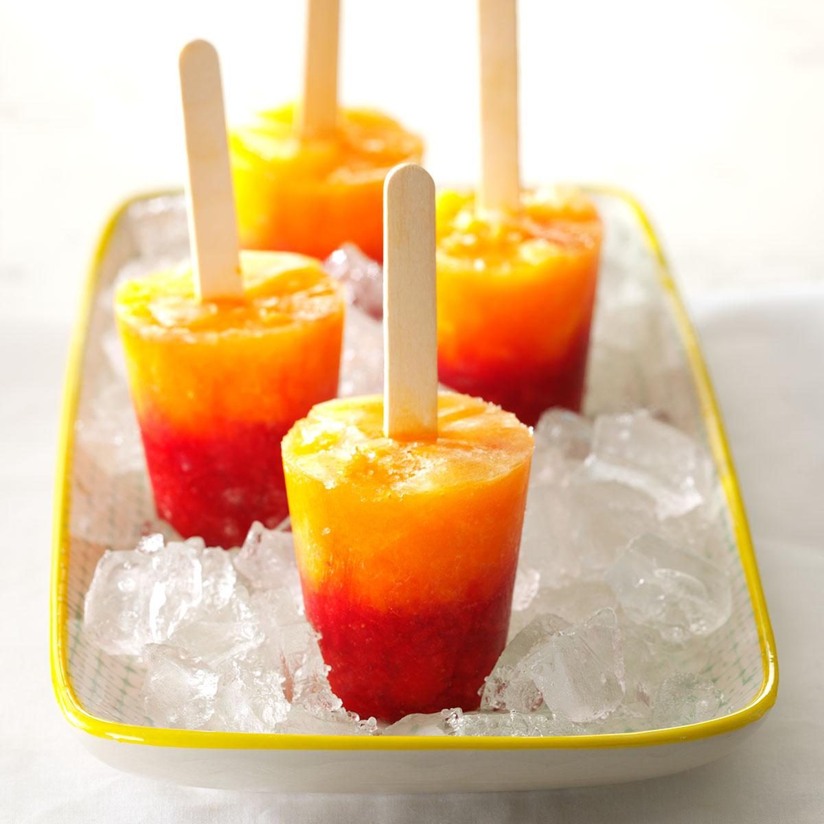 Strawberry-Citrus Freezer Pops Strawberry-Citrus Freezer Pops