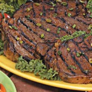 Marinated Grilled Ribeye Steaks