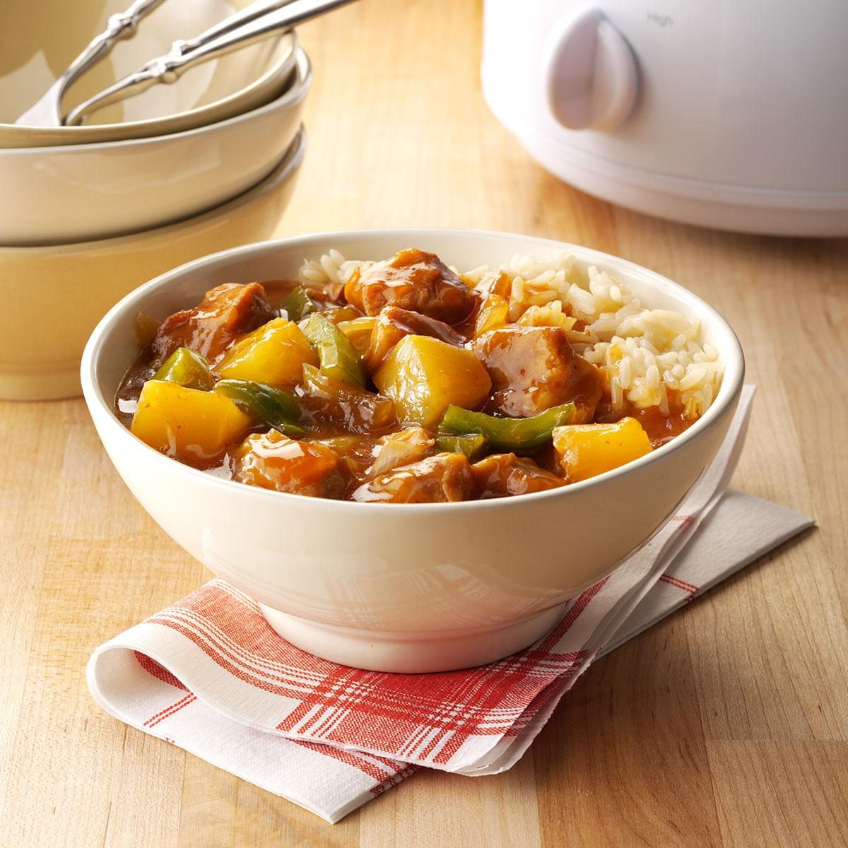 Slow-Cooker Sweet and Sour Pork