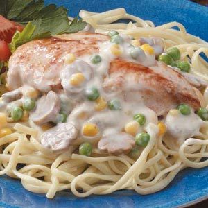 Chicken Veggie Alfredo