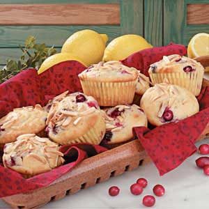 Lemon Cranberry Muffins