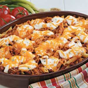 Cheesy Sausage Penne