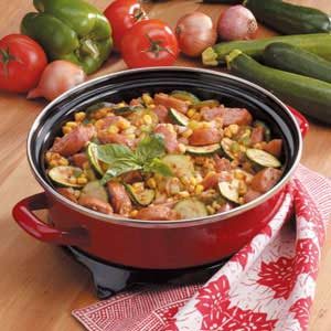 Zucchini and Kielbasa